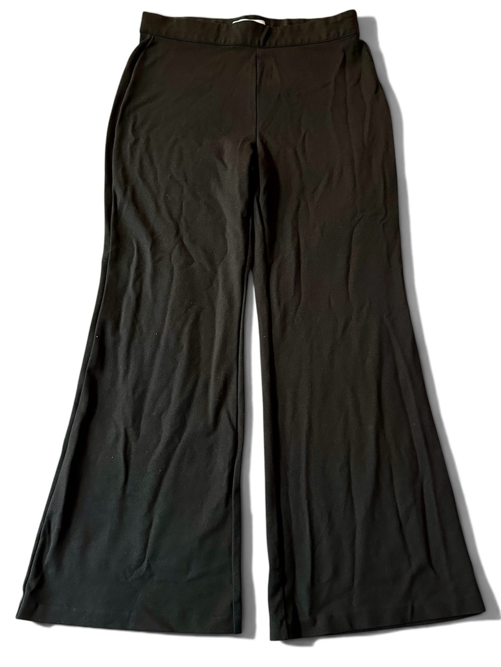 DKNY Women’s Pants | Pull-On Flare | Size Large | Rayon/Nylon/Spandex | Black